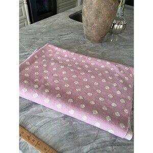 Pink polka dot throw blanket NWT!